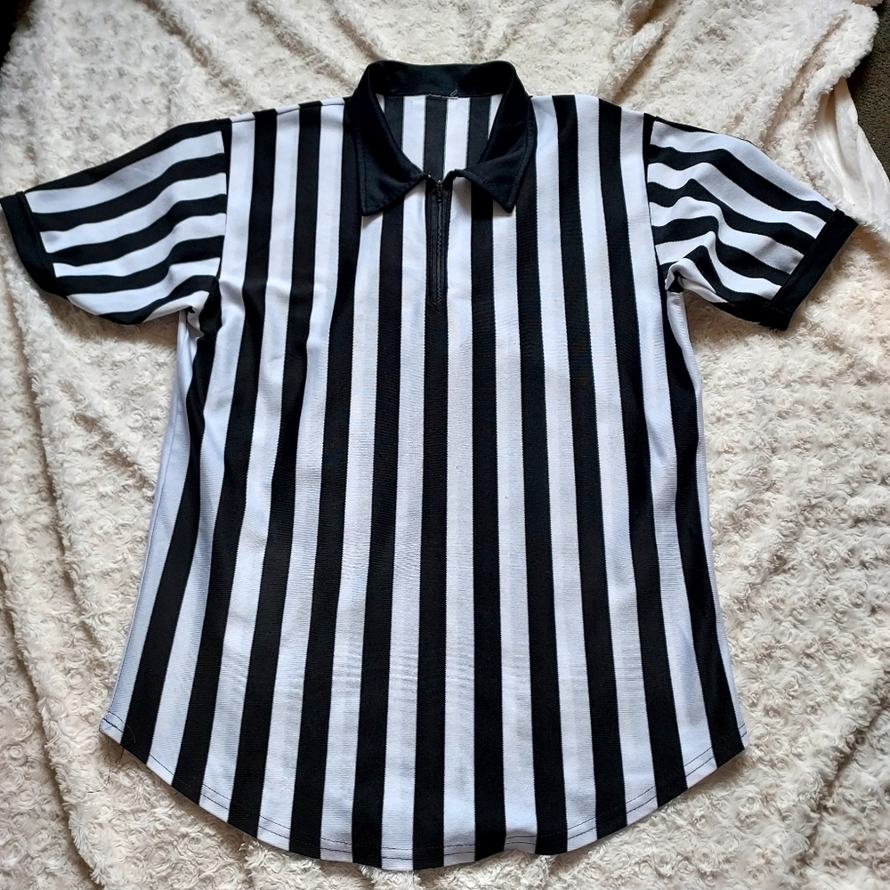 Umpire Referee Skate Guard 1/4 zip collared shirt Medium Sporty